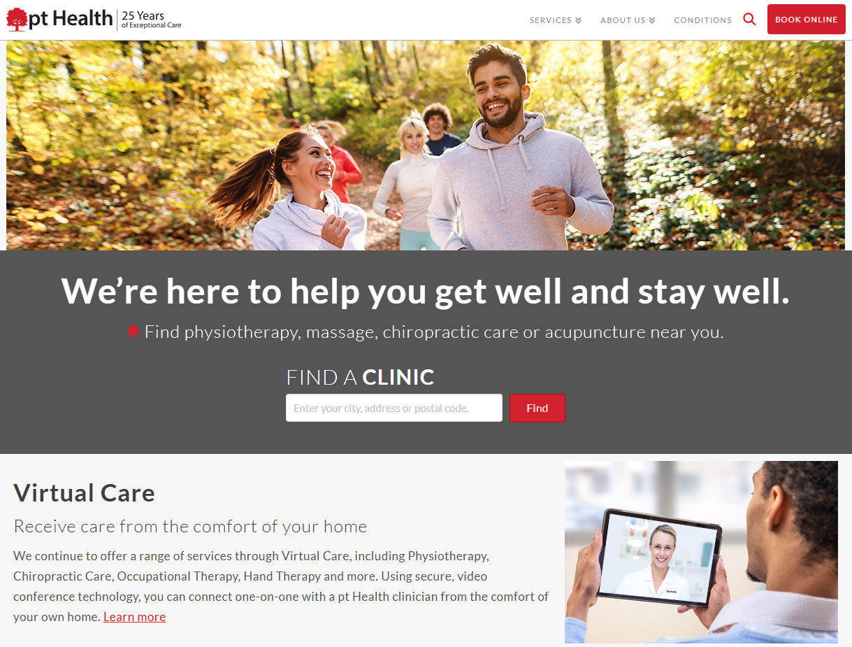 pt Health website